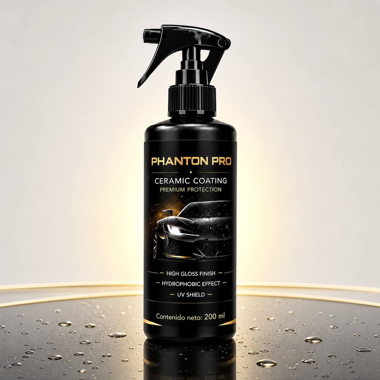 Phanton Pro – Brillo Espejo y Protección UV para tu Auto